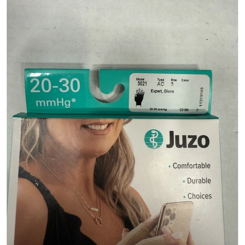 Juzo Compression Glove Juzo 3021 MPN 3021 Seamless Ribbed Durable Beige